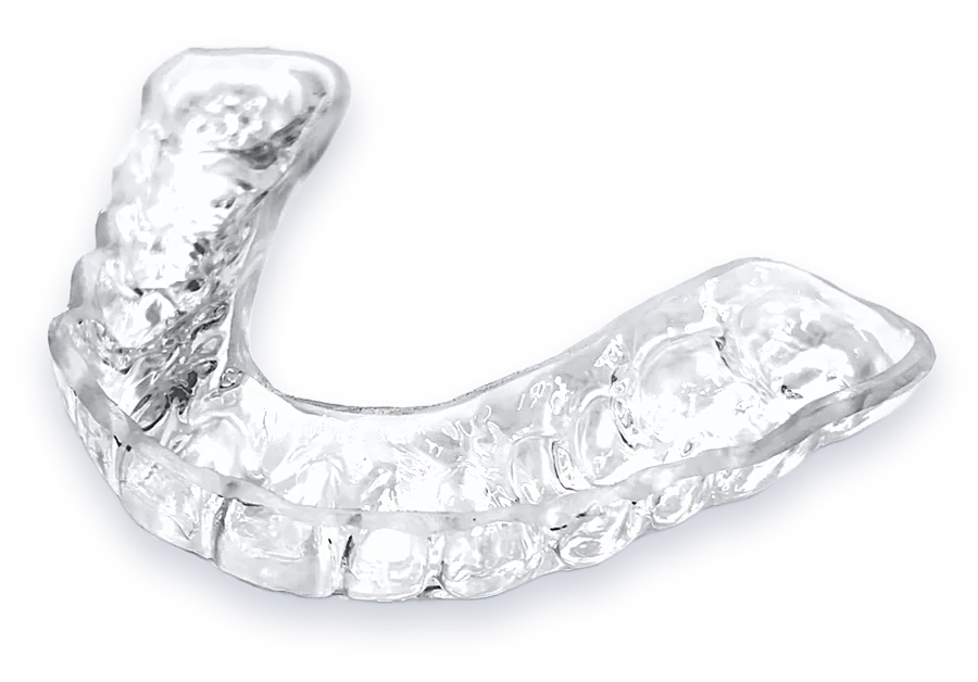 Smilden Hybrid Hard/Soft night guard, soft inside and hard outside, 3.0 mm